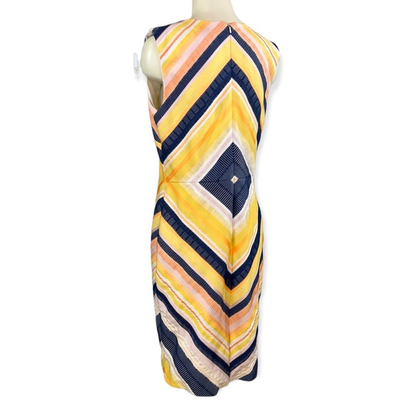 Slate & Willow (12) Hawaiian Stripe Sheath Dress - Picture 7 of 11